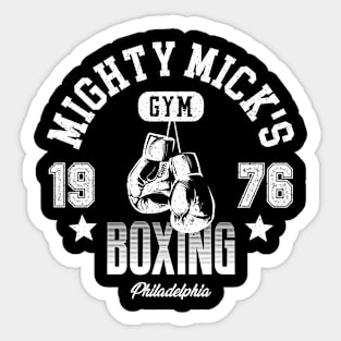 Mighty Mick's Boxing Gym Sticker